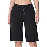 SPECIALMAGIC Bermuda Shorts for Women – Athletic Shorts for Women with Pockets, for Women Walking Athletic Workout