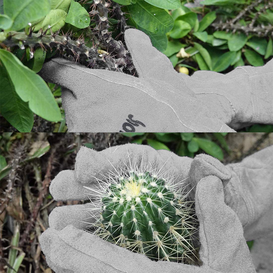 Work Gloves Safety Welding Glove Leather Garden Gloves For Welding Gardening Fireplace ,Stove