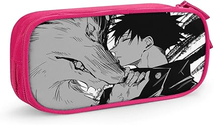 Amazon 呪術廻戦74 Pink ペンケース大容量のペンケース筆記用具 画材 日用品などを収納できます 学生 子供 学校のプレゼント 誕生日プレゼントに最適です 文房具 オフィス用品 文房具 オフィス用品