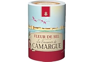 Le Saunier De Camargue Fleur De Sel Sea Salt, 35.27-Ounce (1 Kg) Canister by Le Saunier De Camargue