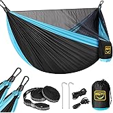 Camping Hammock Mosquito Net,Double & Single Portable Hammocks Hammocks with 2 Tree Straps,Hammock Tent for Travel Camping,Camping Accessories for Indoor Outdoor Hiking Backpacking Backyard Beach