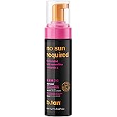 b.tan Dark Self Tanner Mousse | No Sun Required - Best, 1 Hour Express, Dark, Rejuvenating Sunless Tanning Treatment With Ceramides + Vitamin C, No Fake Tan Smell, Face & Body, 6.7 Fl Oz