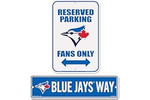 2 Pack Wall Sign Set | Toronto Blue Jays | Parking, Street