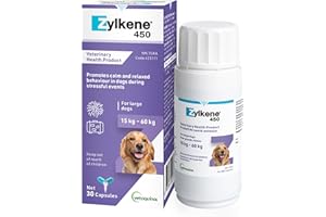 Vetoquinol Zylkene – Veterinary Health Product – Promoting Calm and Relaxed Behaviour in Pets During Stressful Events - 450 m