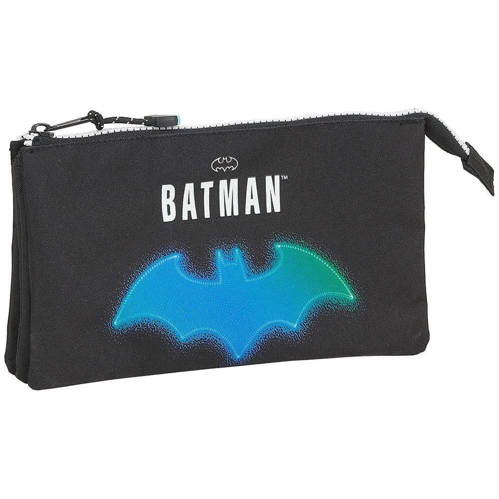 SAFTA Batman Bat-Tech, Black/White, 220x30x120 mm, Triple Case