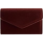 Clutch Purses for Women Evening Bag Faux Suede Formal Party Wedding Cocktail Prom