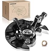 A-Premium Front Left Steering Knuckle & Wheel Bearing Hub Assembly Compatible with Toyota Matrix 2003-2008 Wagon, L4 1.8L, FWD Only, with 4-Wheel ABS, Driver Side
