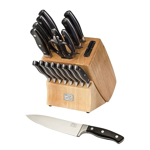 Chicago Cutlery Insignia2 18-Piece Knife Block Set with In-Block
