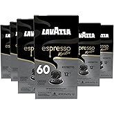 Lavazza Espresso Maestro Ristretto Aluminum Capsules Compatible with Nespresso* Original Machines, Dark Espresso Roast, Arabica and Robusta Blend (60 Capsules)