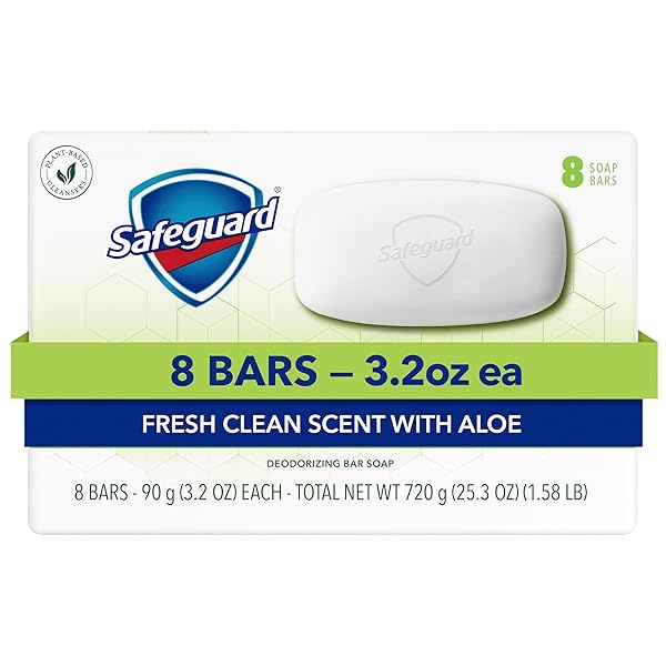 SAFEGUARD MICELLAR DEEP CLEANSING BATH BAR SOAP, WASHES...
