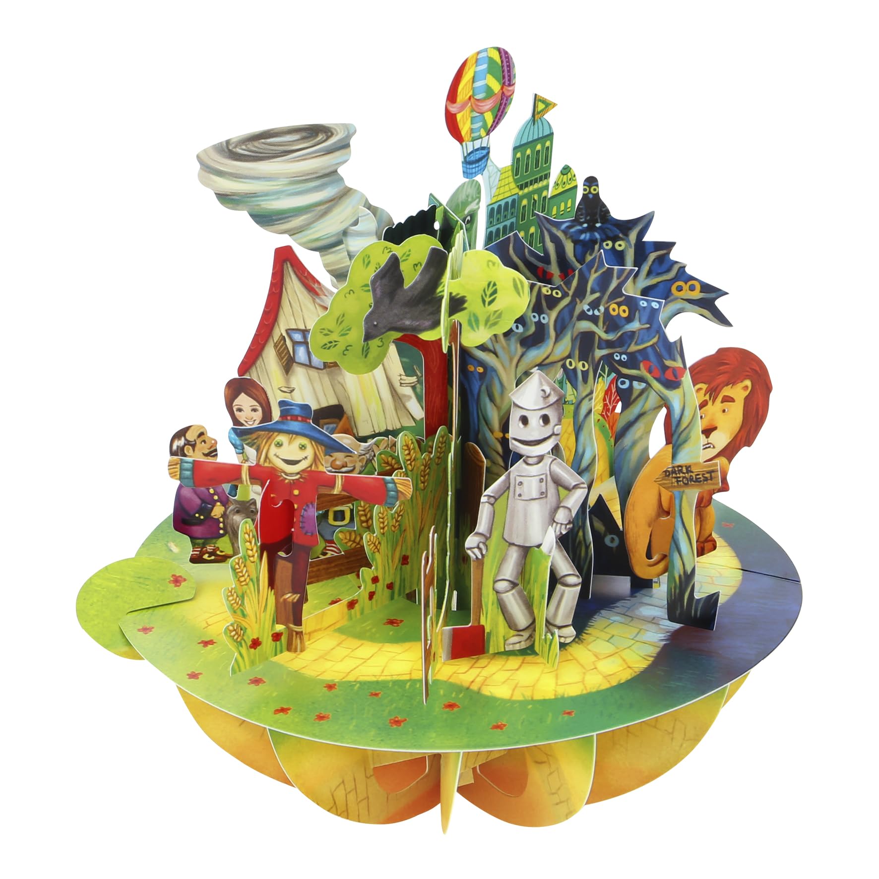 SANTORO Pirouette, 3D Pop Up Greeting Card - Wizard of OZ | Wicked Birthday Gifts For Her, Him, Daughter, Son