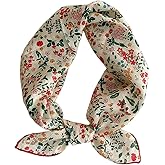 Pemilosci Cotton-Blend Bandana, Head Scarf, Headband, Head wrap, Hair Neck Scarf for Women 22 x 22 inch