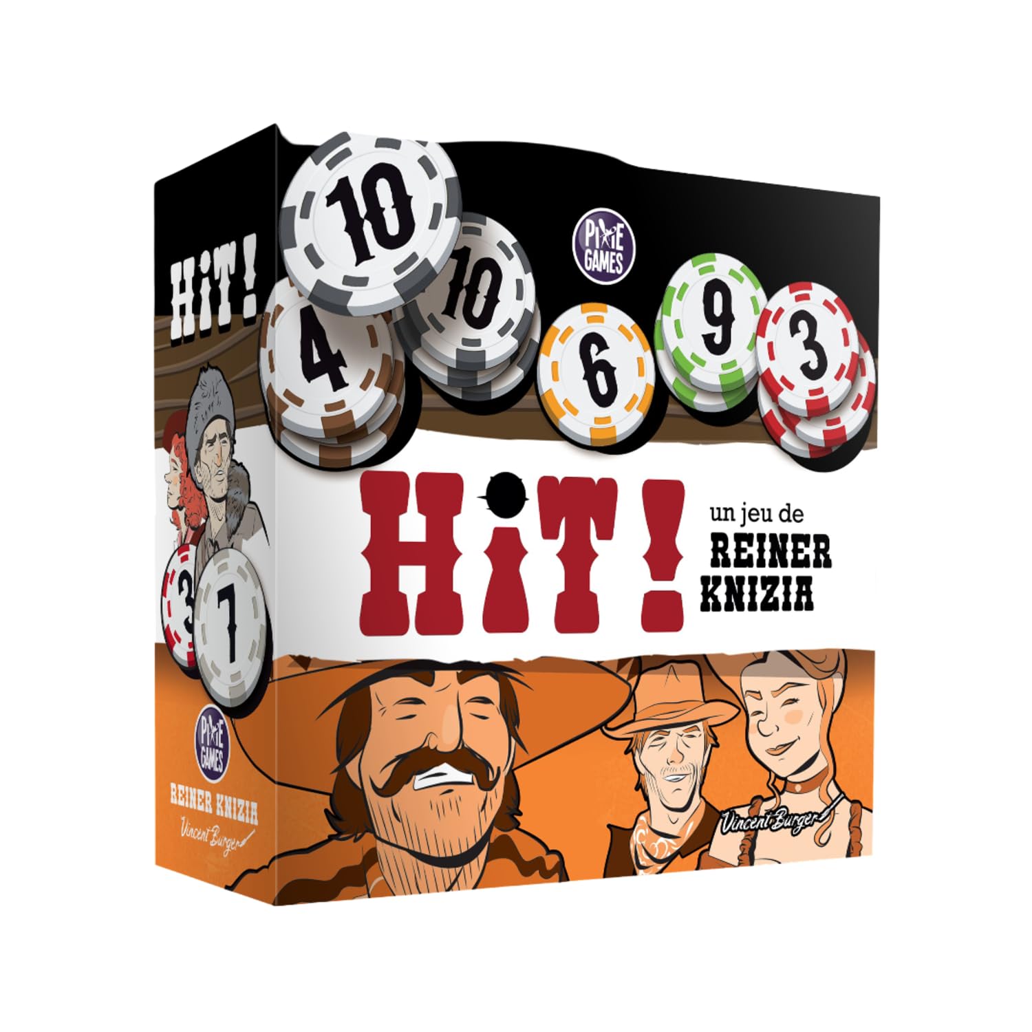 Pixie Games – Hit! – Card Game for the Whole Family | Stop or Again | Wild West Atmosphere | Bluff, Risk Taking & Crazy Laughs | 2 to 5 Players | From 8 Years