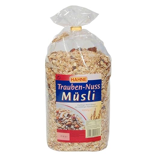 German Hahne Muesli Grape Nut 1 x 1000 g Amazon.co.uk Grocery