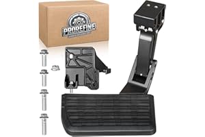 PROREFINE Upgraded Rear Bed Step Retractable Bumper Step Compatible with Toyota Tundra 2022 2023 2024 2025 2026 Folding Truck Tailgate Step Replace PTS30-34000 PTS3034000