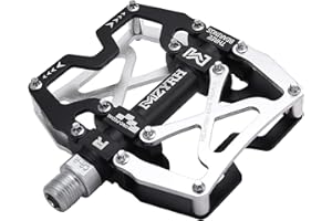 MZYRH Mountain Bike Pedals, Ultra Strong Colorful CNC Machined 9/16" Cycling Sealed 3 Bearing Pedals