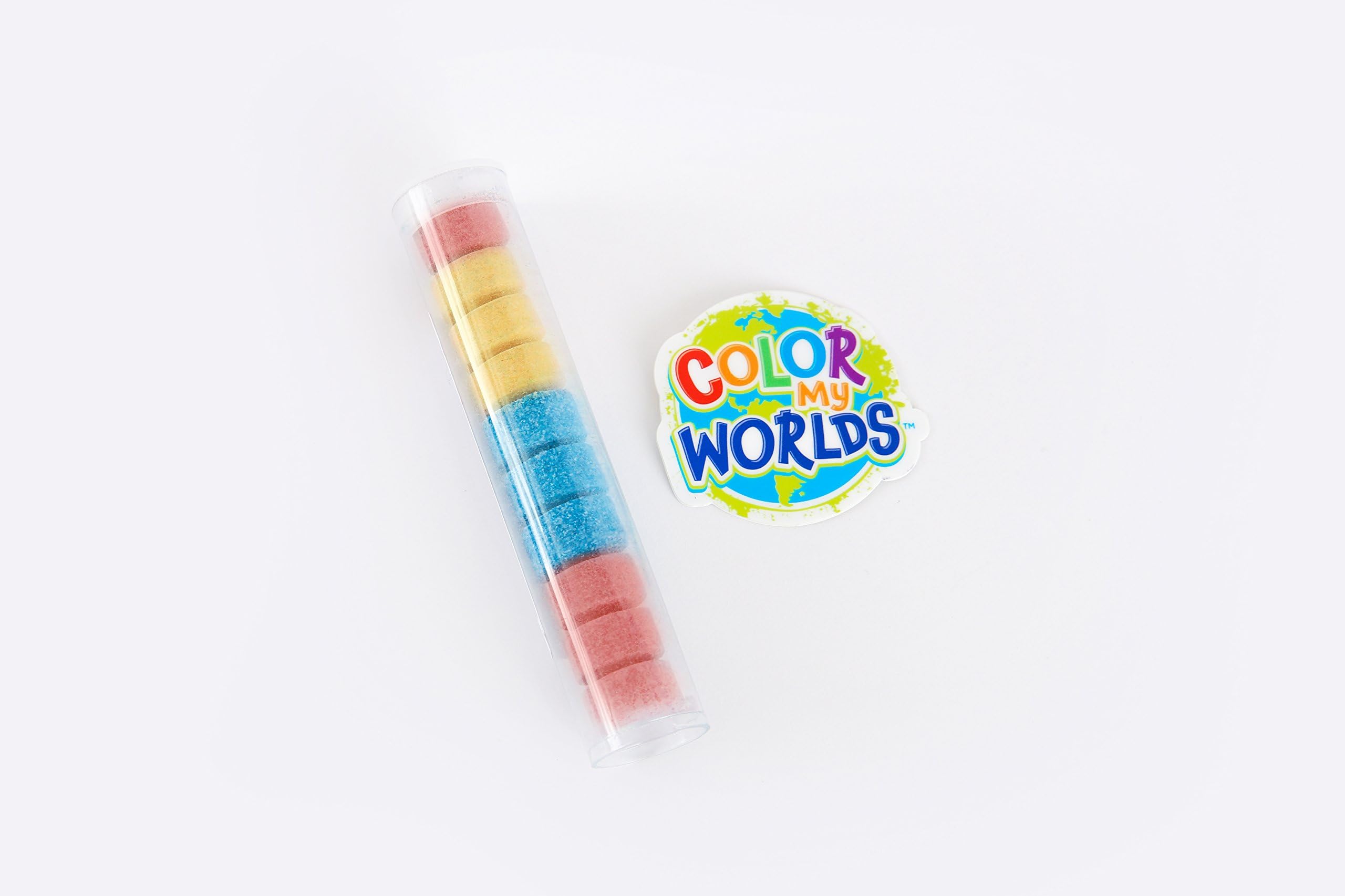 Color My Worlds Sand and Snow Coloring Tablets 10 Tablet Pack Fun Outdoor Play for Sand and Snow Coloring Snow Toy Sand Toy