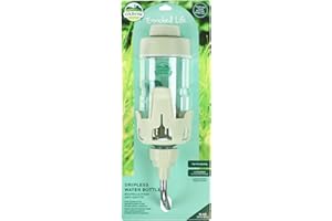 Oxbow Enriched Life Dripless Water Bottle, Essential Small Pet Accessory for Guinea Pig Cages & Rabbit Cage, Bunny Supplies, 15oz / 450ml