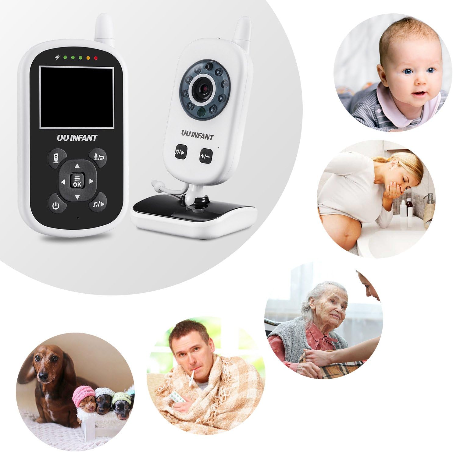 uu infant video baby monitor