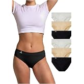 Balanced Tech Moisture Wicking Underwear for Women, Seamless Workout Hipster Brief Bikini Panties