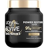 L'Oreal Paris Elvive Total Repair 5 Power Restore Hair Treatment, 23 Fl Oz | Lightweight Rinse Out or Leave In Conditioner, Hair Mask with Repair Concentrate, Helps 5 Signs of Damage, Packaging May Vary
