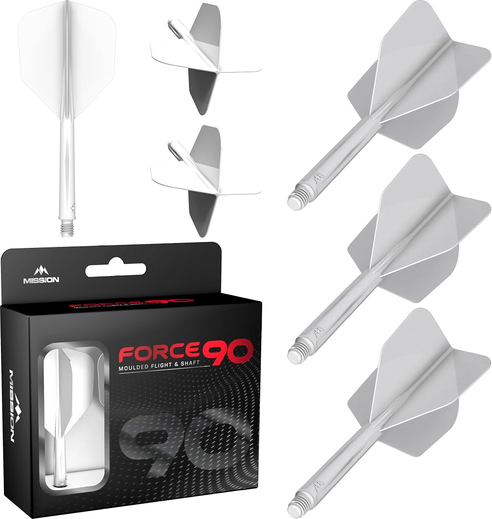 Mission Darts Force 90 Integrated Flight and Shaft System Pack 3
