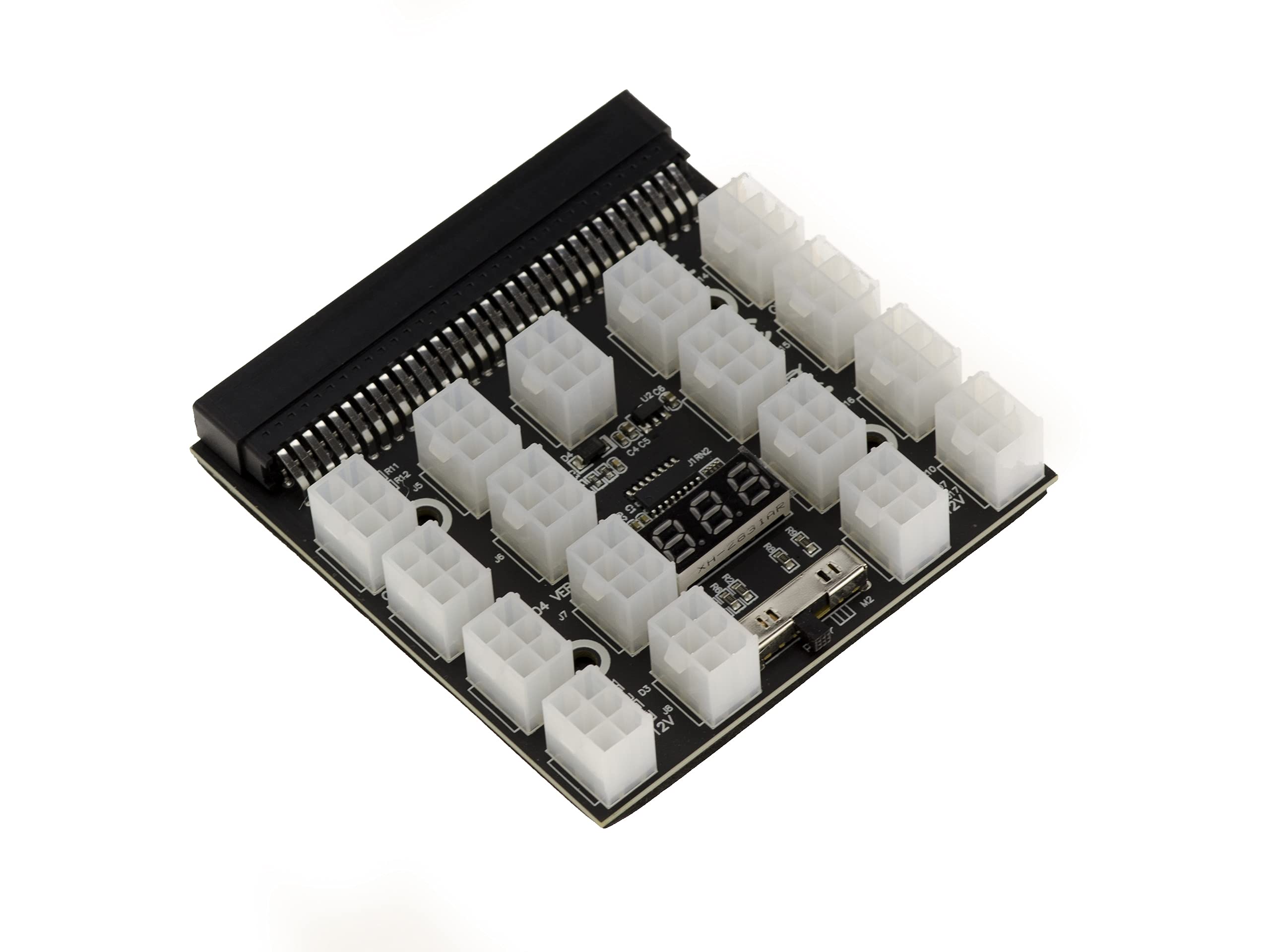 KALEA-INFORMATIQUE 1200w BREAKOUT BOARD for HP power supply 17 P6 connectors - Compatible DPS-800GB DPS-1200FB DPS-1200QB ...