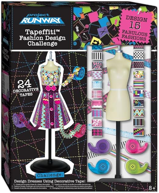 Fashion Angels Project Runway Tapeffiti Fashion Design Challenge, Accessories Amazon Canada