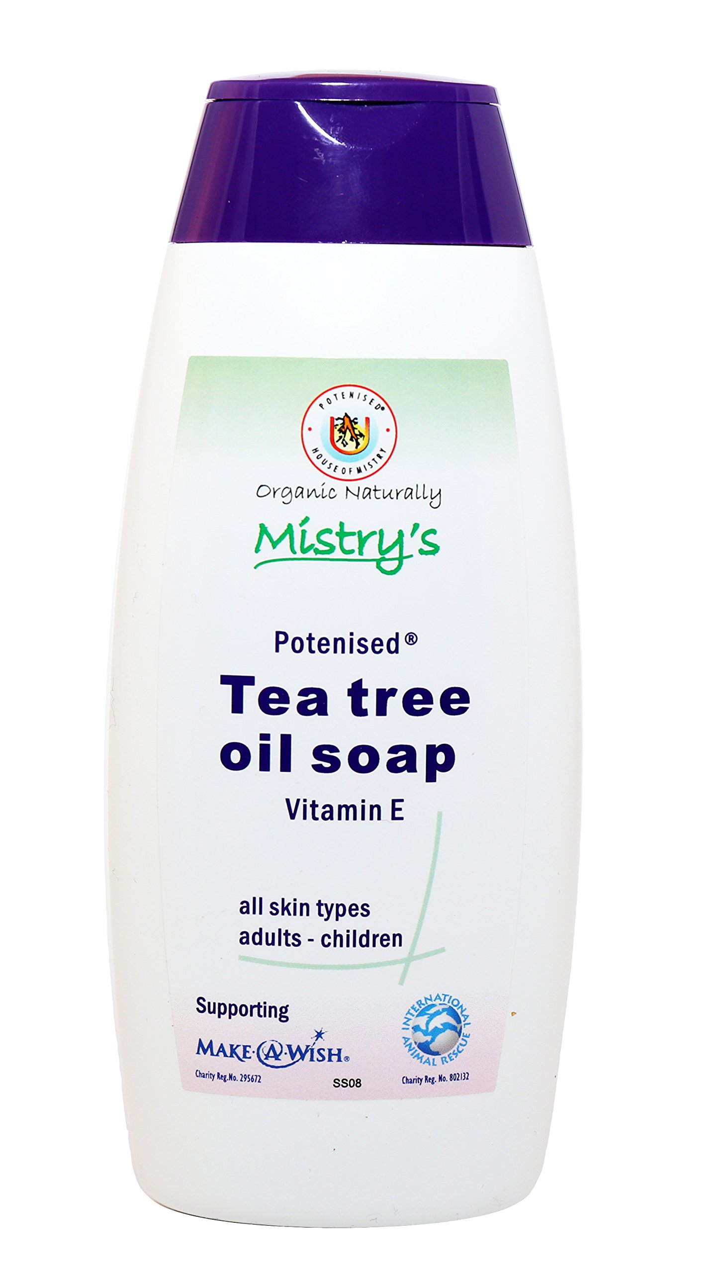 The House of Mistry Organic Potenised Tea Tree Oil Liquid Soap with Vitamin E