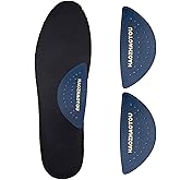 Arch Support Inserts for Flat Feet - Unisex Self - Adhesive Latex Arch Pad for Relieve Pressure and Feet Pain - Arch Support Insoles for Men & Women 1 Pairs (S, Blue)