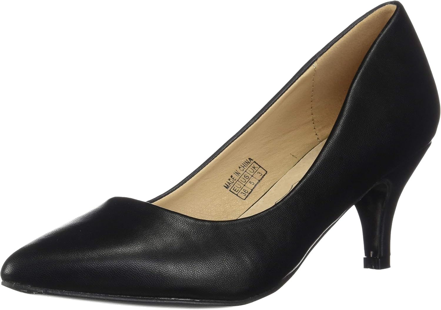 Greatonu Womens Shoes Katy Pointed Closed Toe Low Heel