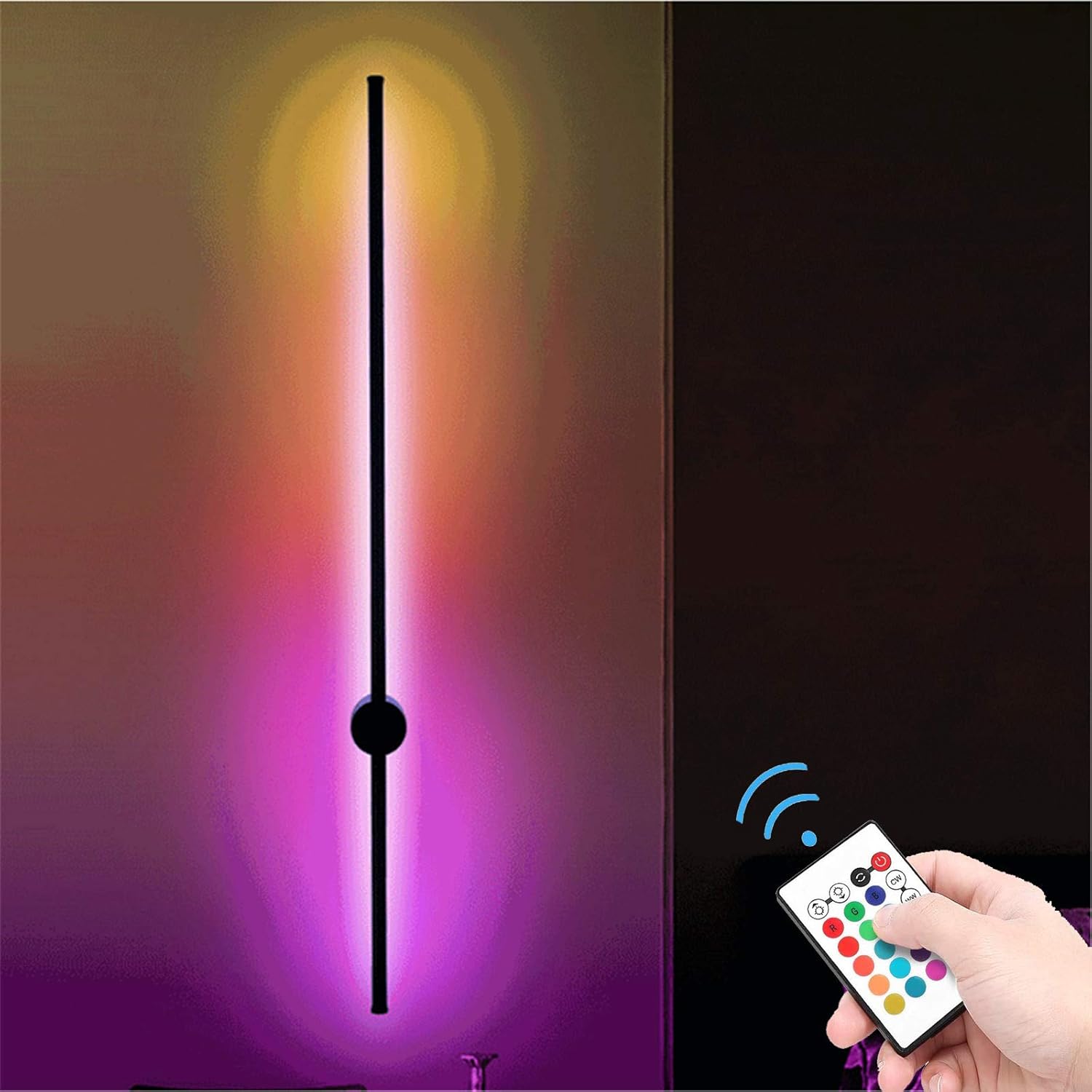 ANKBOY Neon LED Wall Lights Dimmable Interior RGB Color Changing Wall