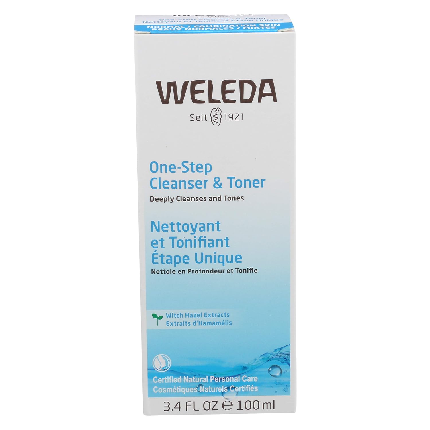 weleda 2 in 1 cleanser toner