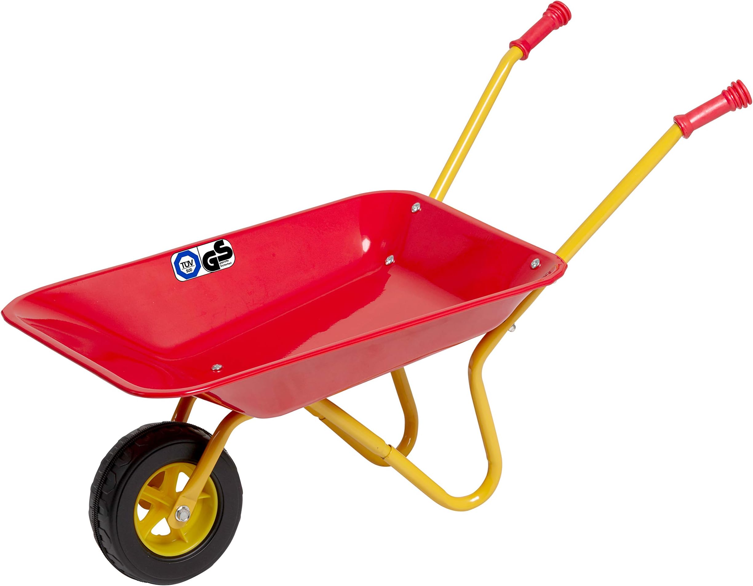 Children's Metal Wheelbarrow with TÜV/GS Certification, Maximum Load 35 kg, Dimensions:73 cm, Metal Wheel Barrow, Wheelbarrow, Hand Cart