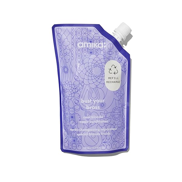 AMIKA BUST YOUR BRASS COOL BLONDE STRENGTH REPAIR CONDITIONER, 500ML