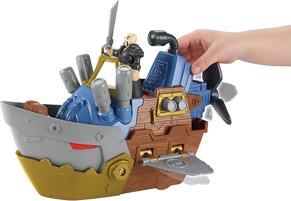 imaginext barco pirata tiburon precio