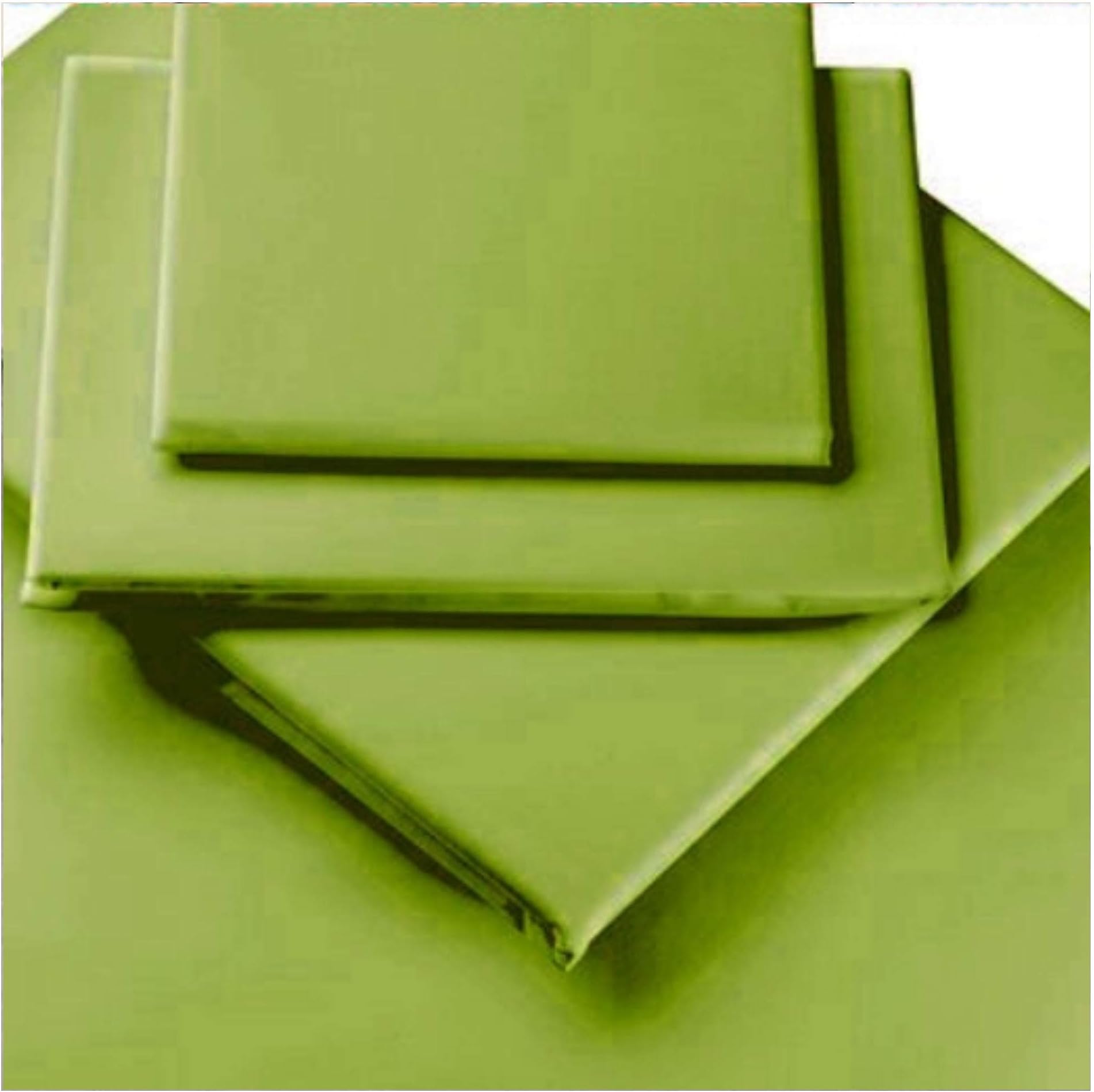 rejuvopedic NEW ultrafresh ANTI ALLERGY, 16" EXTRA DEEP Single Size Fitted LIME GREEN Sheet,Choice Of 8 Colours And 5 sizes