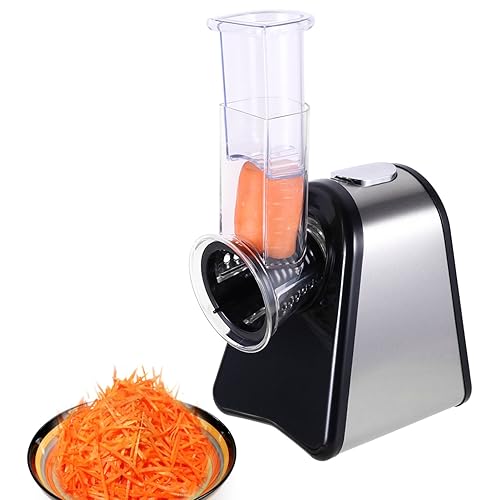 Andrew James Electric Mandoline Fruit and Vegetable Food Slicer with 3