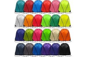 Drawstring Bags Bulk 24 Colors, Drawstring Backpacks Nylon Draw String Sport Bag, Drawstring Backpack Cinch Bag