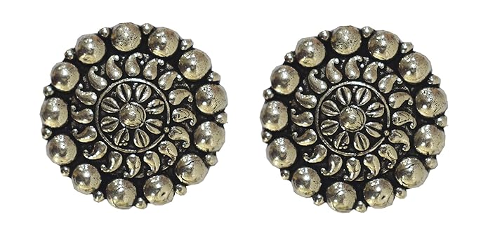 Desi Mela Oxidized Round Tops From Jaipur For Women and Girls