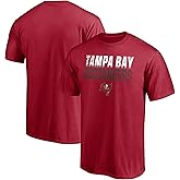 Men's Red Tampa Bay Buccaneers Stripes T-Shirt