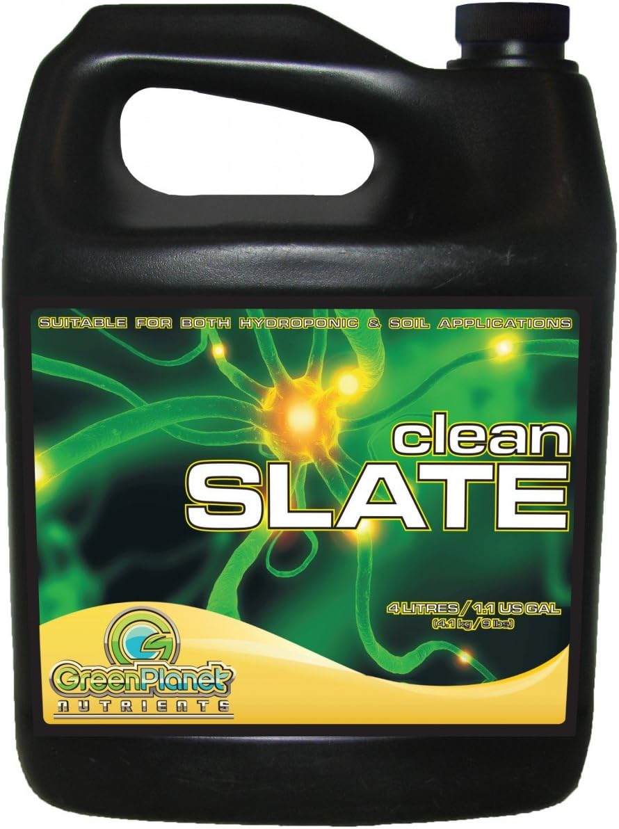 Green Planet Nutrients - CLEAN SLATE (1 Liter) | Rootzone Cleaning and Conditioning Agent - Naturally Improve Overall Plant Health By Effectively Cleaning and Sanitizing the Rootzone.