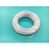 KOMORAX10 Ft Long .19 Inch Solid Vinyl Sling Spline Awning Cord Chair Lounge Replacement Outdoor Patio Lawn Garden Pool Furniture Clear