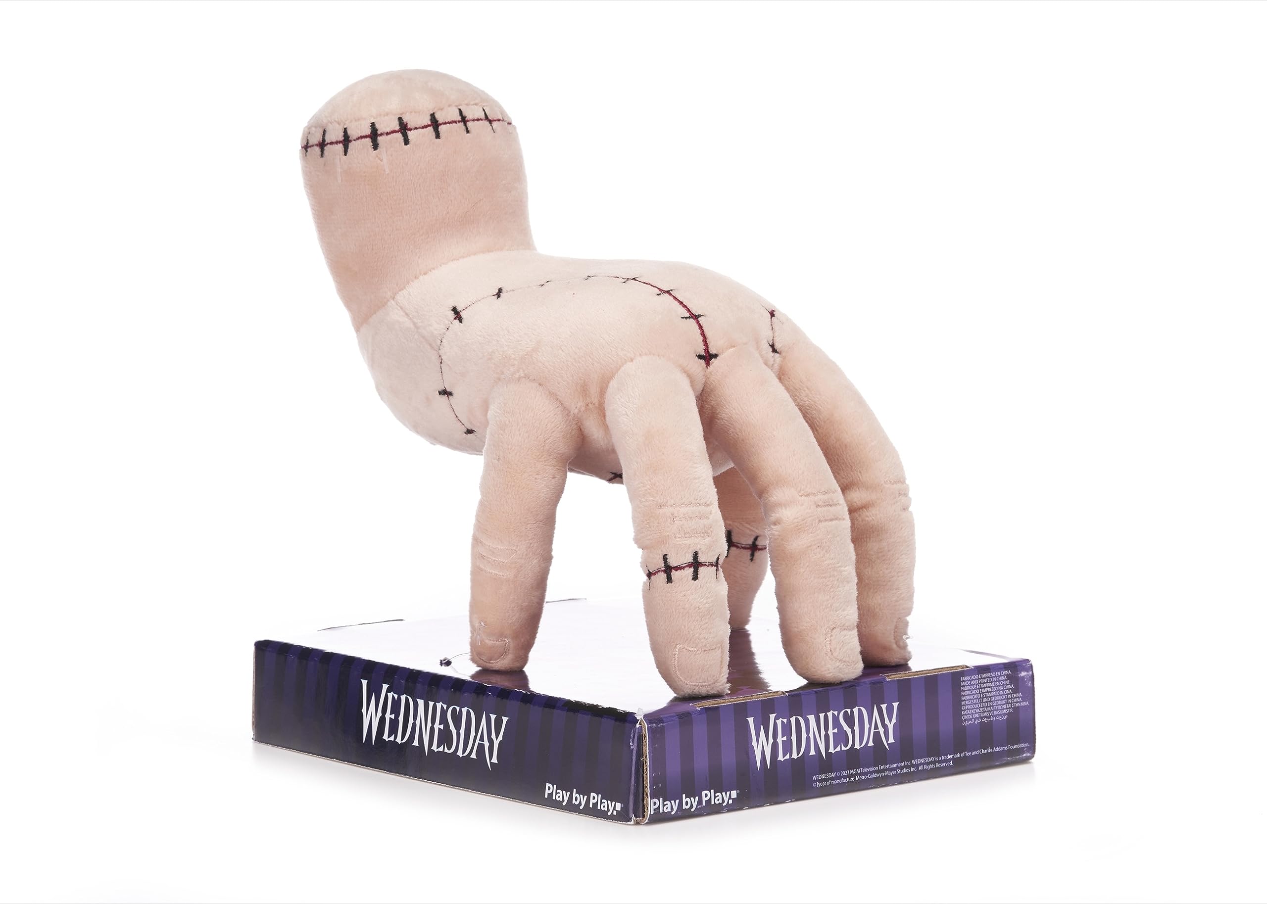 Wednesday 8.5" (21cm) The Thing Hand Plush Soft Toy On Display Plinth — image 1