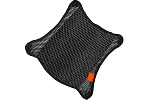 SAFERCCTV Motorcycle Seat Cushion Air Cooling 3D Mesh Motorcycle Seat Pad,Butt Protector Pads,Motorcycle Cool Seat Cover,Breathable Motorcycle Seat Cover,Size L