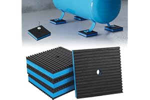 BJADE'S Anti Vibration Isolation Pads 4 Pack,Mechanical Vibration Damping Pad,Air Compressor Rubber Pad,Shock Absorb Pads for