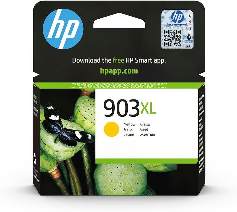 HP T6M11AE 903XL High Yield Yellow Ink Cartridge XL Pack of 1