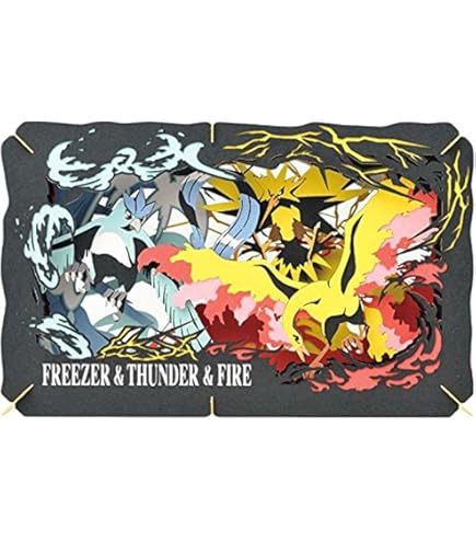 Amazon.com: Ensky - Pokémon - Articuno, Zapdos, Moltres, Paper