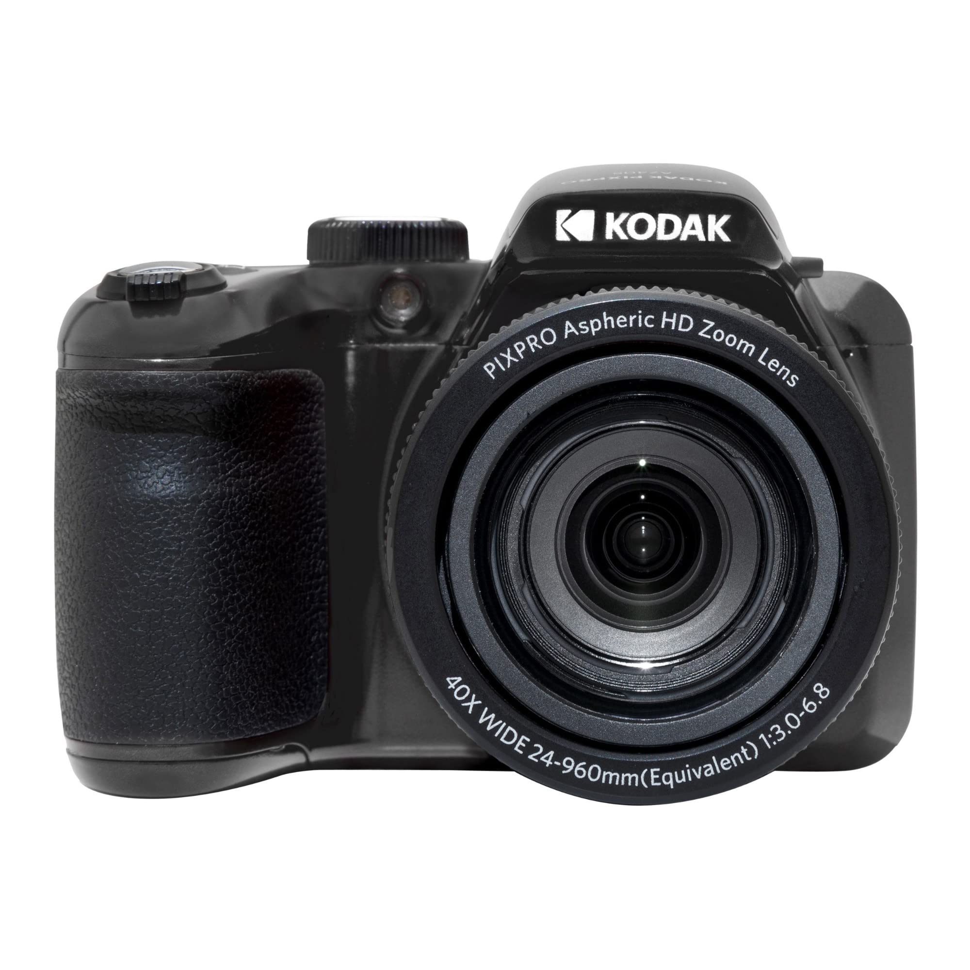 Kodak PIXPRO AZ405 20MP Digital Camera, 40x Optical Zoom, AA, OIS, Black