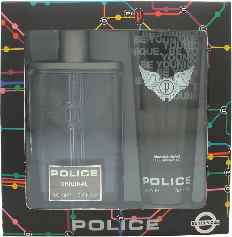 Police Gift Set Eau de Toilette 100ml Shower Gel 100ml for Men Fragrance
